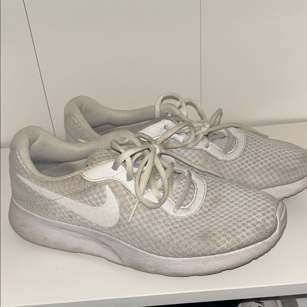 Nike Light Gray Mesh Sneakers